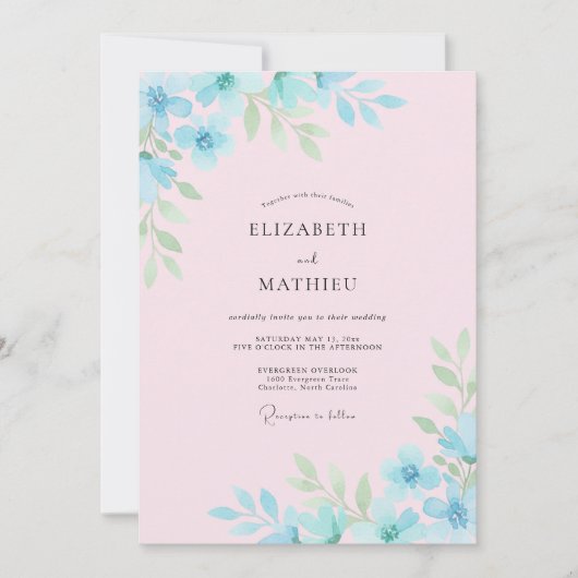 テスト 招待状 (正面)