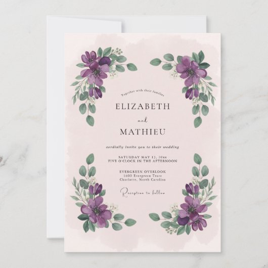 テスト 招待状 (正面)