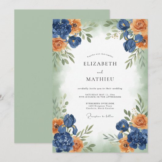 テスト 招待状 (正面/裏面)