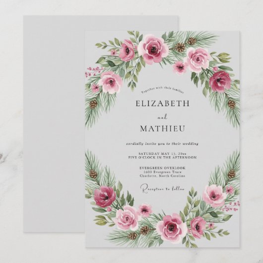 テスト 招待状 (正面/裏面)