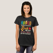 テストRock The Test Day先生学生 Tシャツ (正面フル)