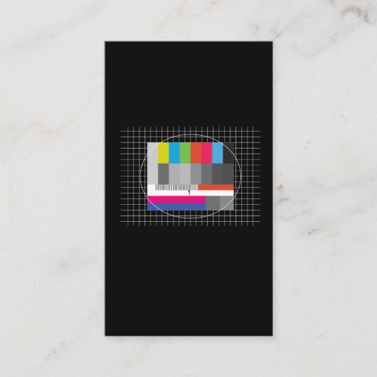 テストTVの90年代によっては80年代の用品類のレトロの衣裳がパーティを楽しみます 名刺 (正面)