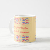 テスパスルジュールプラスアッテンデュラセメイン コーヒーマグカップ (正面左)