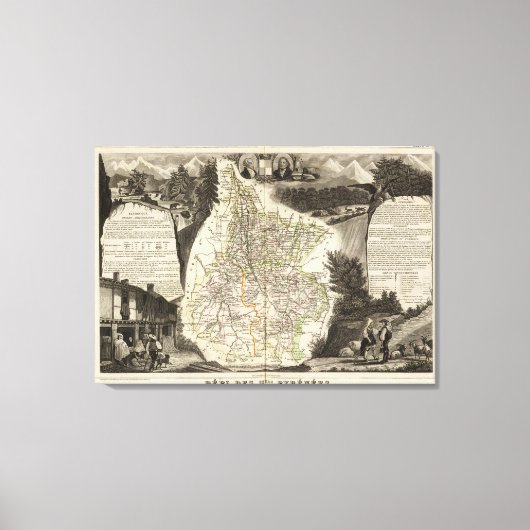 テスピレネー省 キャンバスプリント (正面)