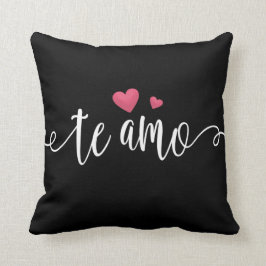 テスペインのアモアイラブユーヴァレンタイン装飾用クッション クッション