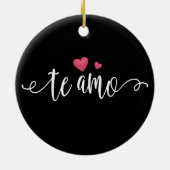 テスペインのアモ愛するバレンタイン |オーナメント セラミックオーナメント (裏面)