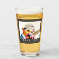 テスラおもしろいポートレートビール