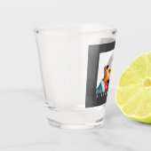 テスラおもしろいポートレート ショットグラス (左)