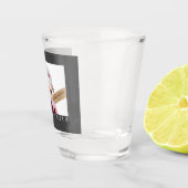 テスラおもしろいポートレート ショットグラス (右)