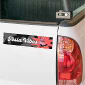 テスラのバンパーの冒険的なステッカー！ バンパーステッカー (トラック上)