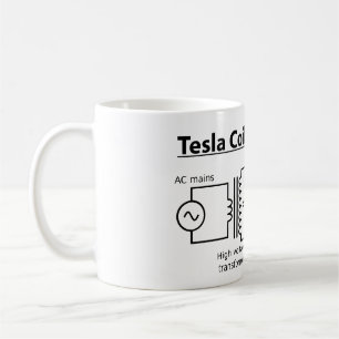 テスラコイルのマグ コーヒーマグカップ