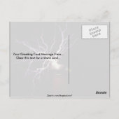 テスラコイルアーク ポストカード (裏面)