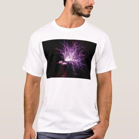 テスラコイルプラズマ Tシャツ (正面)