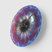 テスラズアイウォールキャセル ラウンド壁時計 (傾斜)