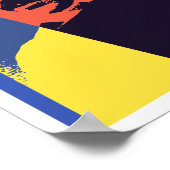 テスラポップ・アートのアート ポスター (角)