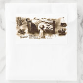 テスラレターヘッド 長方形シール (バッグ)