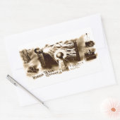 テスラレターヘッド 長方形シール (封筒)