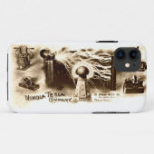 テスラレターヘッド Case-Mate iPhoneケース (裏面(横))