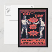 テスラ五・エジソン ポストカード (正面/裏面)