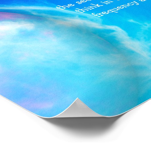 テスラ引用文宇宙ポスター秘密 ポスター (角)