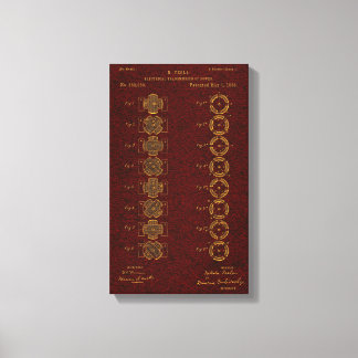 テスラ特許00382280 Sht 1 キャンバスプリント