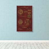 テスラ特許00382280 Sht 3 キャンバスプリント (インサイチュ (ウッドフロア))