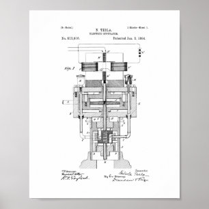 テスラ発電機特許 ポスター