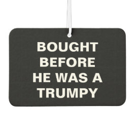 テスラ買ラ – トランピーになる前 – 黒 カーエアーフレッシュナー