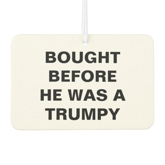 テスラ買ラ – ラッパが鳴る前 カーエアーフレッシュナー (正面)