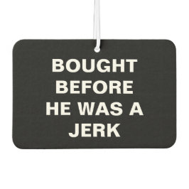 テスラ買 – 彼がジャークだった前 – 黒 カーエアーフレッシュナー