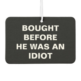 テスラ買 – 彼がバカだった前 – 黒 カーエアーフレッシュナー