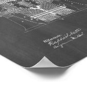 テスラ電気回路コントローラ特許 – チョーボ ポスター (角)