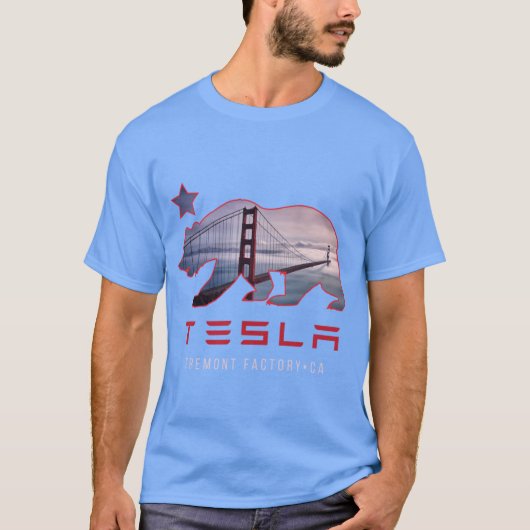 テスラ フリーモント工場 Tシャツ (正面)