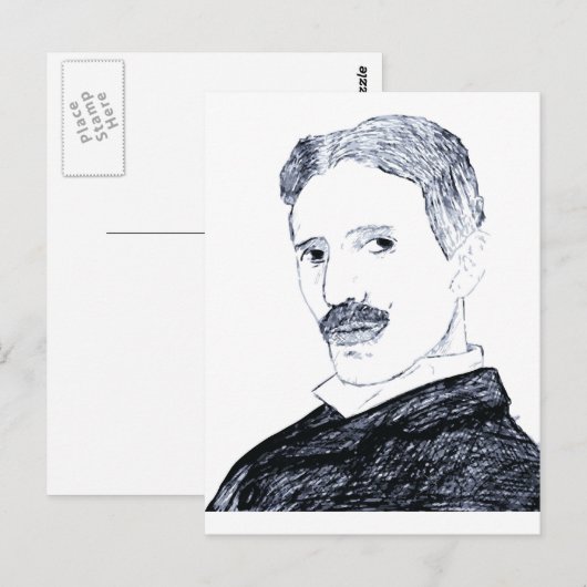 テスラ ポストカード (正面/裏面)