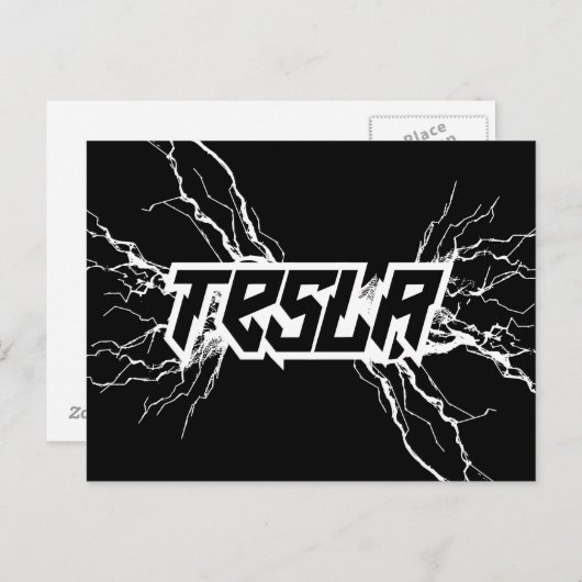 テスラ ポストカード (正面/裏面)