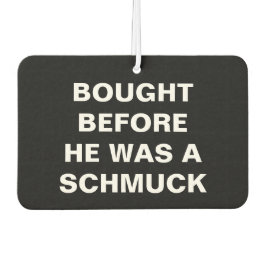 テスラ – 彼買がシュムックだった前に – 黒 カーエアーフレッシュナー