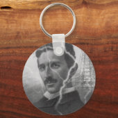 テスラ、稲妻マン キーホルダー (正面)