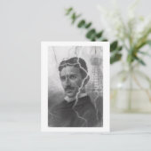 テスラ、稲妻マン ポストカード (スタンド正面)