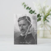 テスラ、稲妻マン ポストカード (スタンド正面)