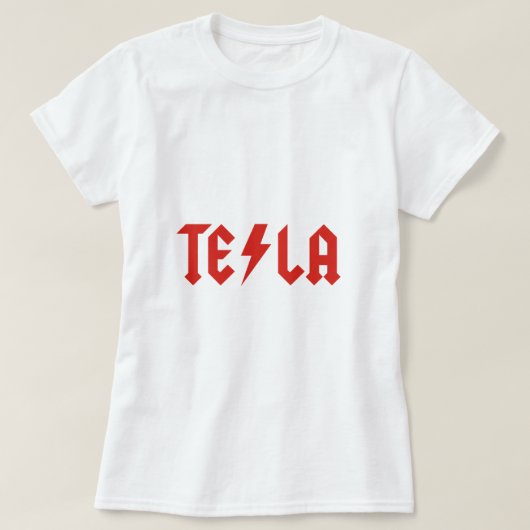 テスラ Tシャツ (デザイン正面)