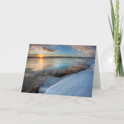 テスリン湖ゆくん降り注ぎ カード (正面)