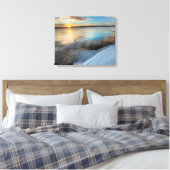 テスリン湖ゆくん降り注ぎ キャンバスプリント (インサイチュ (寝室))