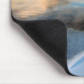 テスリン湖ゆくん降り注ぎ マウスパッド (コーナー)