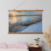 テスリン湖ゆくん降り注ぎ 吊り下げ型タペストリー (寝室)