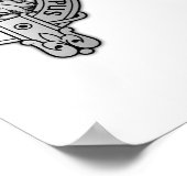 テス走ト-カスタムCrest ポスター (角)