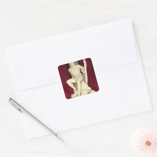 テセウスとミノタウロス, 1782 スクエアシール (封筒)