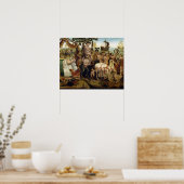 テセウスの物語からナクソスのアリアドネ(油o ポスター (キッチン)