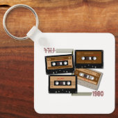 テゼータスローバックチューンカセットテープ キーホルダー (正面)