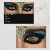 テダ/ダイヤモンドの星と青い宝石 名刺 (正面/裏面)