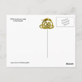 テダ / ハイパー ドラゴン レッド ルビー ポストカード (裏面)